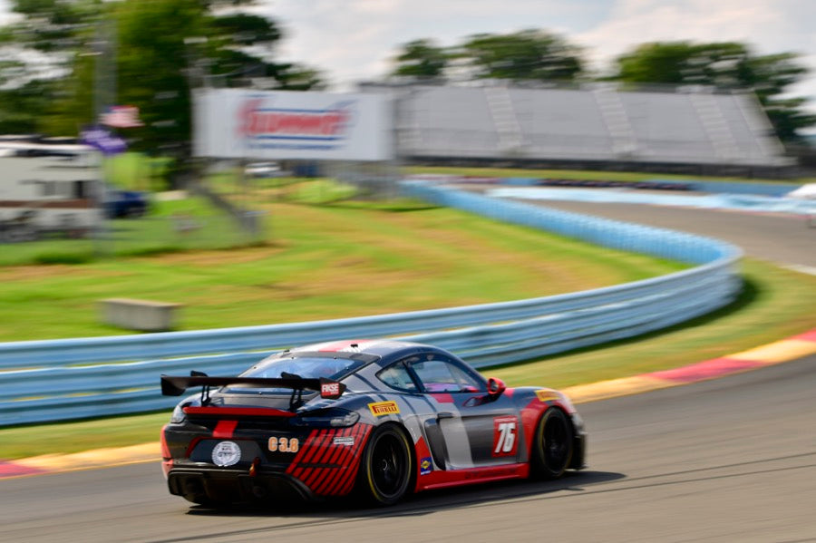 dmg provides trackside support for porsche at watkins glen race track